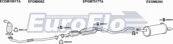 EuroFlo VLAST19D 1001B - Система випуску ОГ avtolavka.club