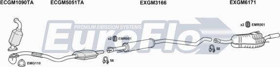 EuroFlo VLAST19D 1001J - Система випуску ОГ avtolavka.club