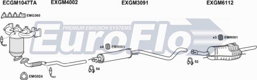 EuroFlo VLAST16 1046B - Система випуску ОГ avtolavka.club