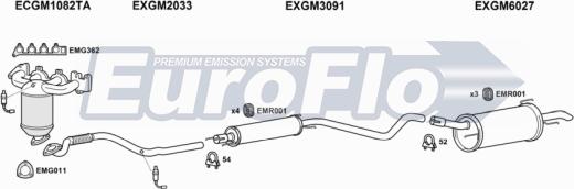 EuroFlo VLAST16 1046C - Система випуску ОГ avtolavka.club