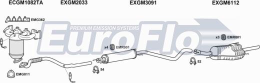 EuroFlo VLAST16 1046D - Система випуску ОГ avtolavka.club