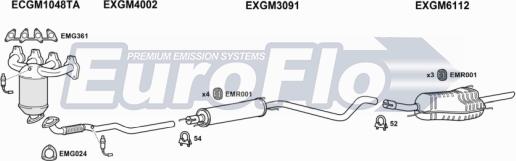 EuroFlo VLAST16 1043F - Система випуску ОГ avtolavka.club