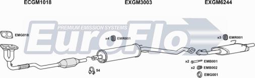 EuroFlo VLAST16 1036A - Система випуску ОГ avtolavka.club