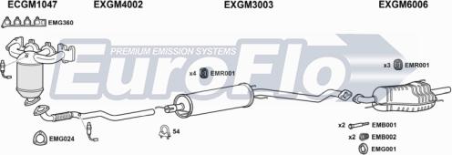 EuroFlo VLAST16 1036D - Система випуску ОГ avtolavka.club