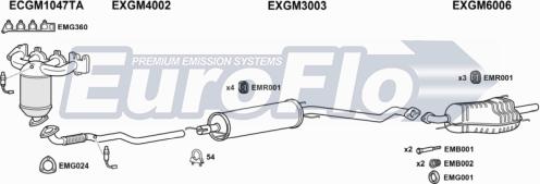 EuroFlo VLAST16 1036F - Система випуску ОГ avtolavka.club