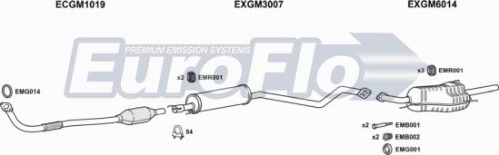 EuroFlo VLAST16 7015B - Система випуску ОГ avtolavka.club