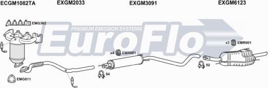 EuroFlo VLAST16 7032 - Система випуску ОГ avtolavka.club