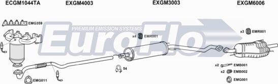 EuroFlo VLAST18 1025B - Система випуску ОГ avtolavka.club