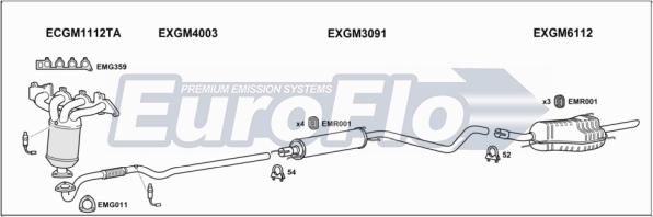 EuroFlo VLAST18 1025D - Система випуску ОГ avtolavka.club