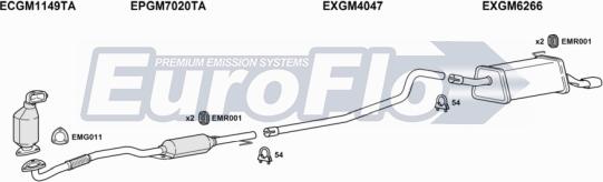 EuroFlo VLAST17D 1032C - Система випуску ОГ avtolavka.club