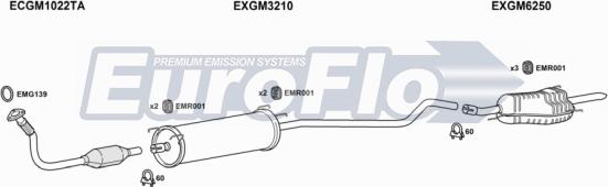 EuroFlo VLAST20D 7004C - Система випуску ОГ avtolavka.club