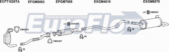 EuroFlo VLCOR13D 1001C - Система випуску ОГ avtolavka.club