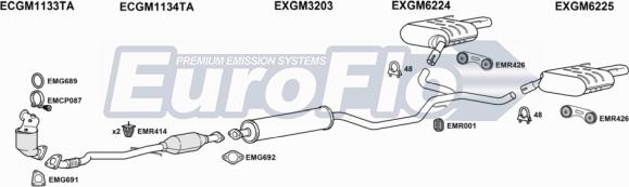 EuroFlo VLINS16 2001C - Система випуску ОГ avtolavka.club