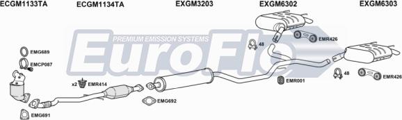 EuroFlo VLINS16 2001A - Система випуску ОГ avtolavka.club