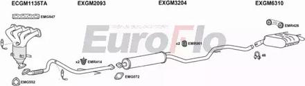 EuroFlo VLINS18 1001A - Система випуску ОГ avtolavka.club