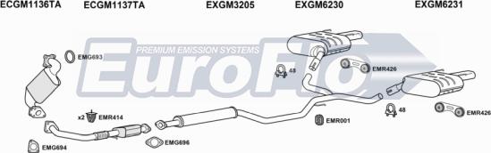 EuroFlo VLINS20 2001 - Система випуску ОГ avtolavka.club