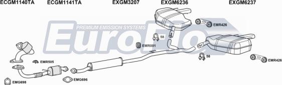 EuroFlo VLINS28 2001 - Система випуску ОГ avtolavka.club