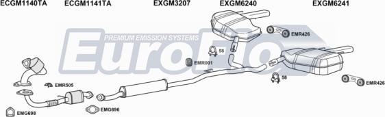 EuroFlo VLINS28 3001 - Система випуску ОГ avtolavka.club