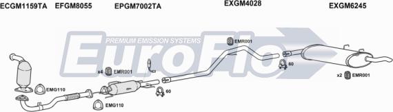 EuroFlo VLVEC19D 3004C - Система випуску ОГ avtolavka.club