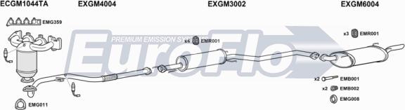 EuroFlo VLVEC18 2008C - Система випуску ОГ avtolavka.club