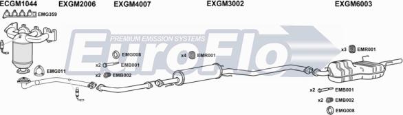 EuroFlo VLVEC18 2008F - Система випуску ОГ avtolavka.club