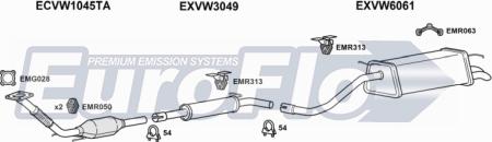 EuroFlo VWPOL19D 1008 - Система випуску ОГ avtolavka.club