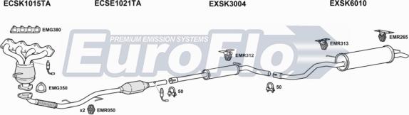 EuroFlo VWPOL14 1039A - Система випуску ОГ avtolavka.club