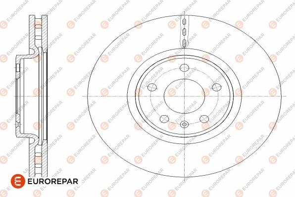 EUROREPAR 1642754180 - Гальмівний диск avtolavka.club