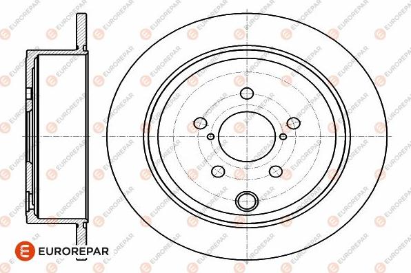 EUROREPAR 1642779480 - Гальмівний диск avtolavka.club