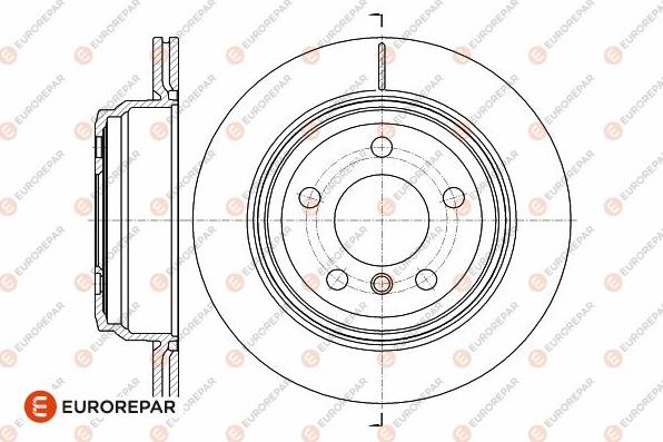 EUROREPAR 1642774380 - Гальмівний диск avtolavka.club