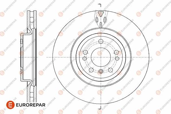 EUROREPAR 1642778980 - Гальмівний диск avtolavka.club