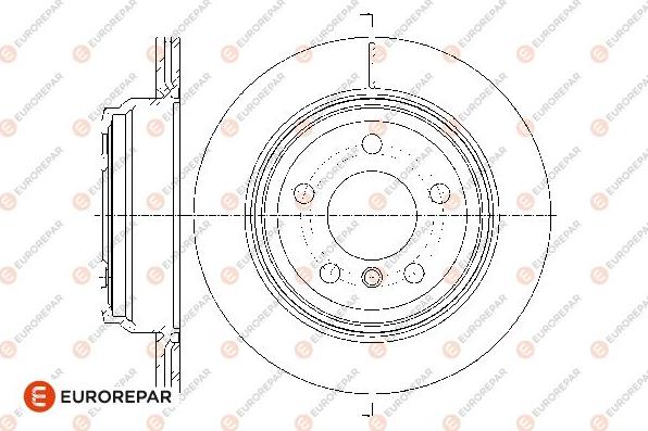 EUROREPAR 1667857080 - Гальмівний диск avtolavka.club