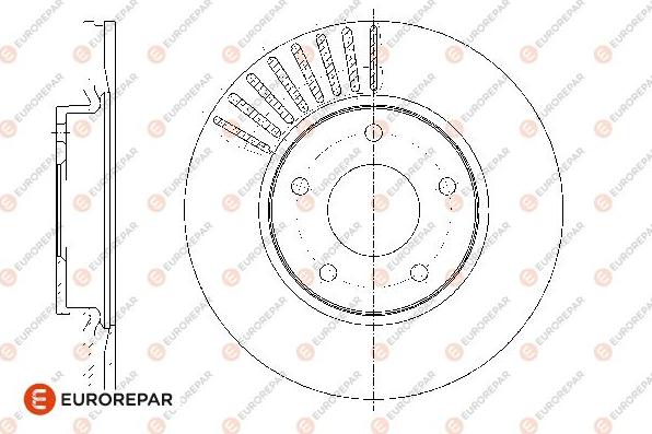 EUROREPAR 1667861880 - Гальмівний диск avtolavka.club