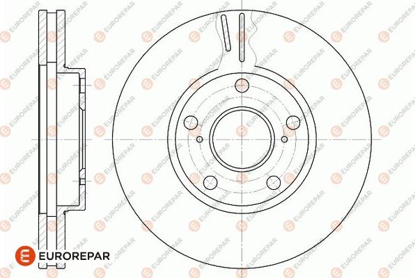 EUROREPAR 1667867980 - Гальмівний диск avtolavka.club