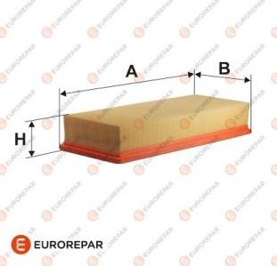 EUROREPAR 1611891780 - Повітряний фільтр avtolavka.club