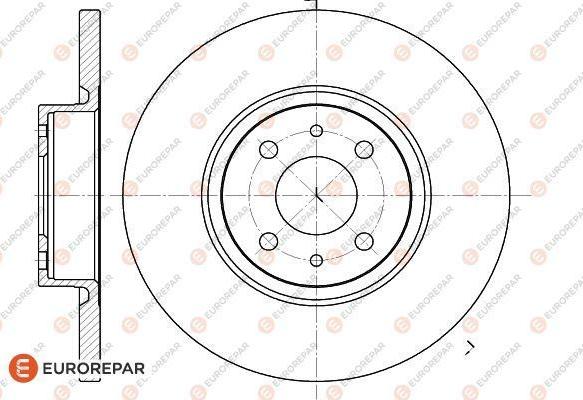 EUROREPAR 1618869380 - Гальмівний диск avtolavka.club