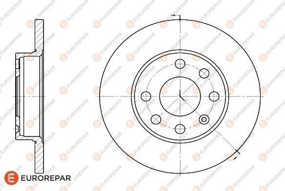 EUROREPAR 1618866980 - Гальмівний диск avtolavka.club