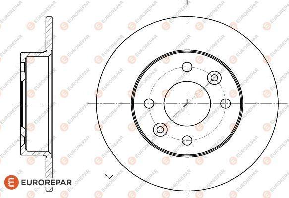 EUROREPAR 1618866680 - Гальмівний диск avtolavka.club