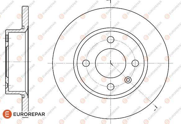 EUROREPAR 1618868480 - Гальмівний диск avtolavka.club