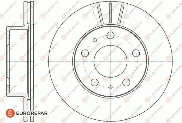 EUROREPAR 1618863880 - Гальмівний диск avtolavka.club