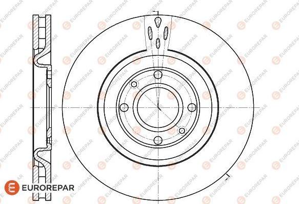 EUROREPAR 1618863780 - Гальмівний диск avtolavka.club