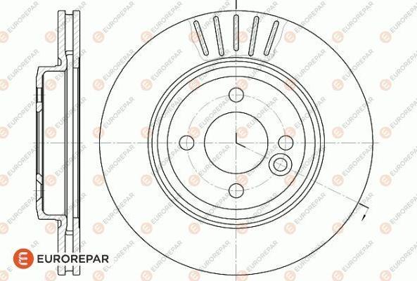 EUROREPAR 1618884780 - Гальмівний диск avtolavka.club