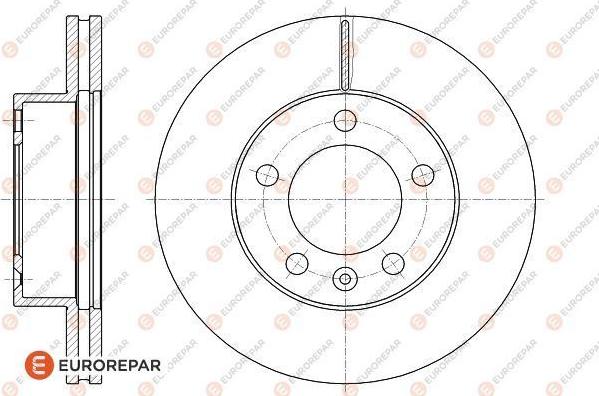 EUROREPAR 1618885880 - Гальмівний диск avtolavka.club