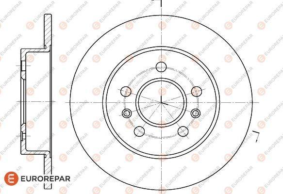 EUROREPAR 1618888280 - Гальмівний диск avtolavka.club