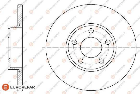 EUROREPAR 1618883080 - Гальмівний диск avtolavka.club