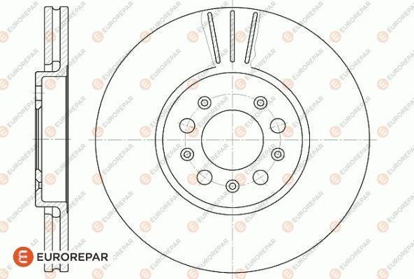 EUROREPAR 1618882980 - Гальмівний диск avtolavka.club