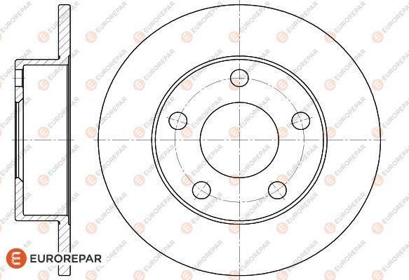 EUROREPAR 1618887280 - Гальмівний диск avtolavka.club