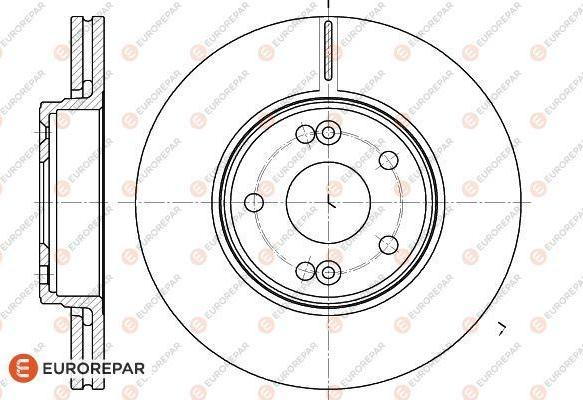 EUROREPAR 1618879580 - Гальмівний диск avtolavka.club