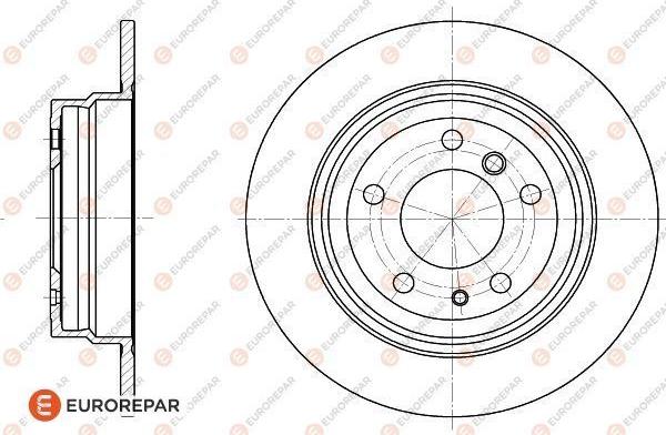 EUROREPAR 1618874380 - Гальмівний диск avtolavka.club