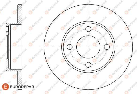 EUROREPAR 1618875680 - Гальмівний диск avtolavka.club